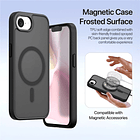 Case + Flip Cover Magsafe Leather Para Iphone 16e (2025) 6