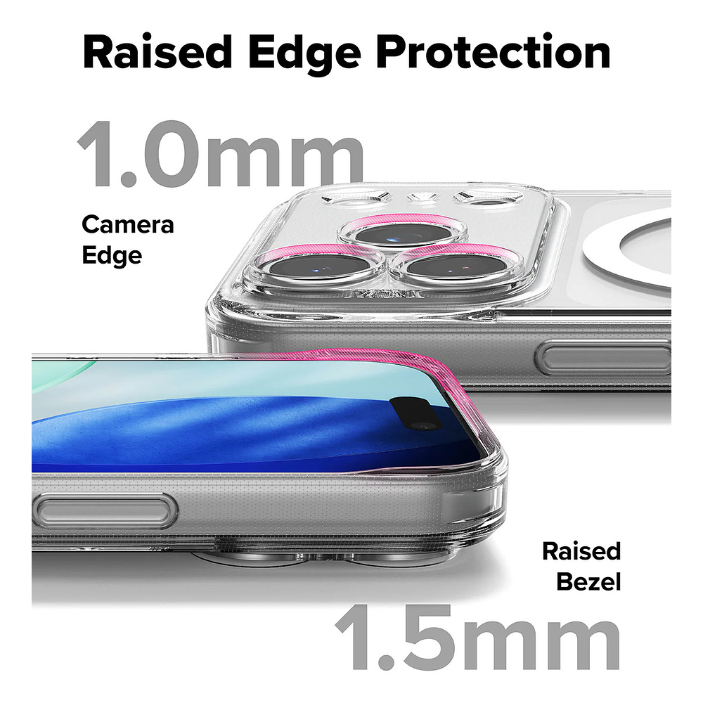 Case Ringke Fusion Magsafe Clear Para Iphone 17 Pro 6.3 9