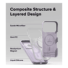 Case Ringke Silicone Magsafe Para Iphone 17 Pro Max 6.9 Purple 8