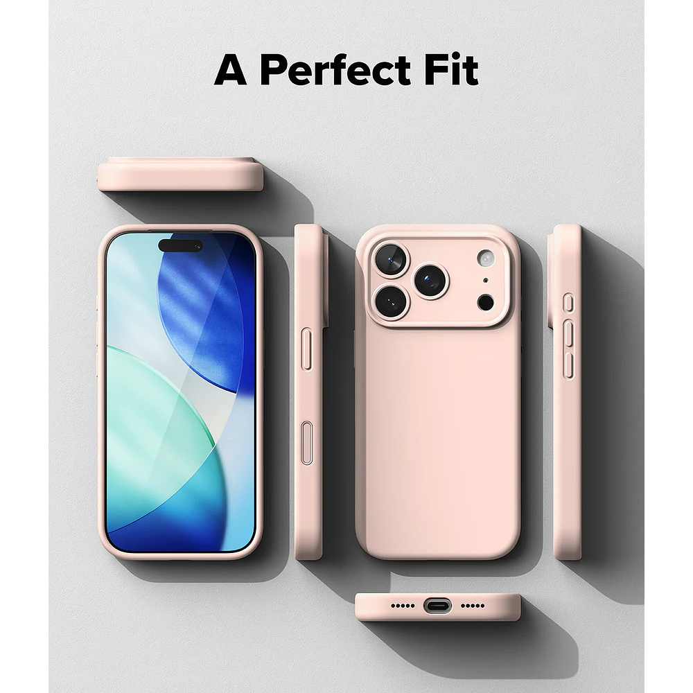 Case Ringke Silicone Magsafe Para Iphone 17 Pro Max 6.9 Pink 7