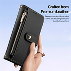 Case + Flip Cover Magsafe Leather Para Iphone 14 Normal 6.1 8