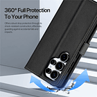 Case + Flip Cover Magsafe Leather Para Galaxy S25 Ultra (2025) 9