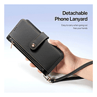 Case + Flip Cover Magsafe Leather Para Iphone 15 Pro Max 6.7 10