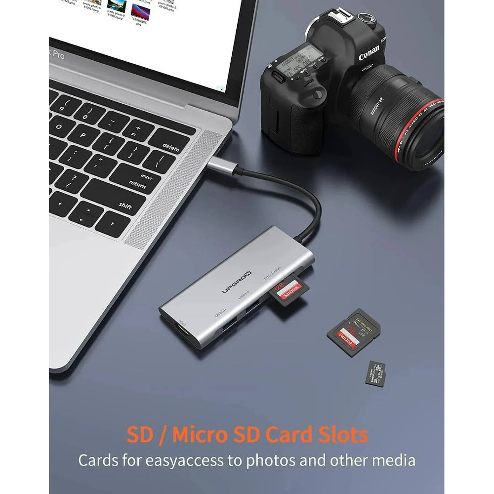 Hub Upgrow Usb C Hdmi 5en1 Para Galaxy Tab S11 Ultra X930 2