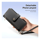 Case + Flip Cover Magsafe Leather Para Iphone 16 Normal 6.1 9