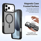 Case + Flip Cover Magsafe Leather Para Iphone 17 Pro Max 6.9 6