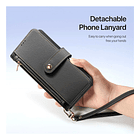 Case + Flip Cover Magsafe Leather Para Iphone 16 Pro 6.3 9