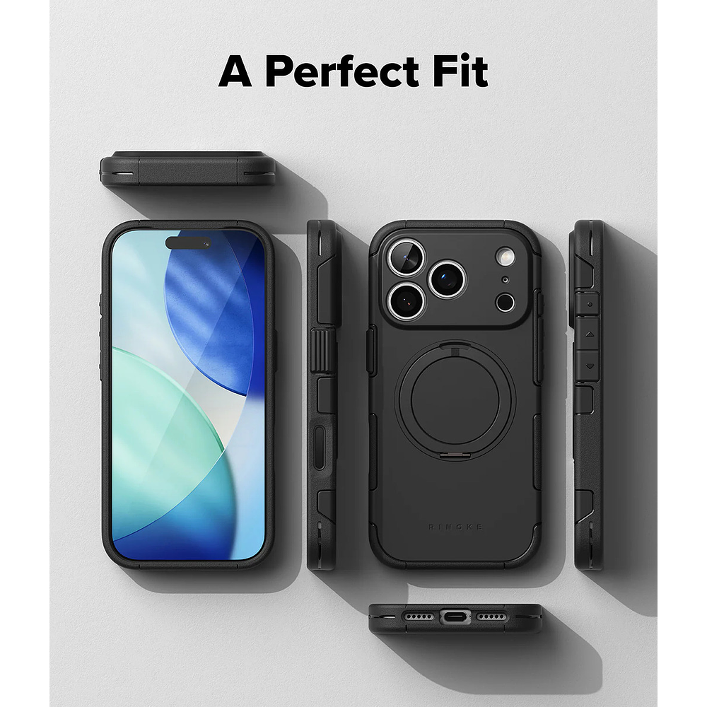 Case Ringke Alles Magsafe Para Iphone 17 Pro Max 6.9 Black 6