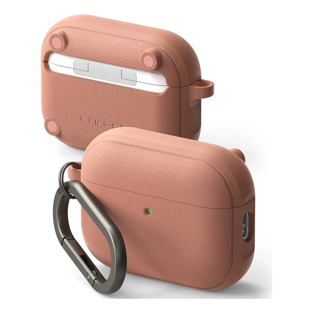 Case Ringke Onyx Magsafe Para Airpods Pro 3ra Gen (2025) Coral 1