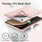 Smart Case Para Galaxy Tab S10 Lite X400 X406 (2025) Rose 3