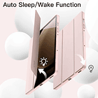 Smart Case Para Galaxy Tab S10 Lite X400 X406 (2025) Rose 5