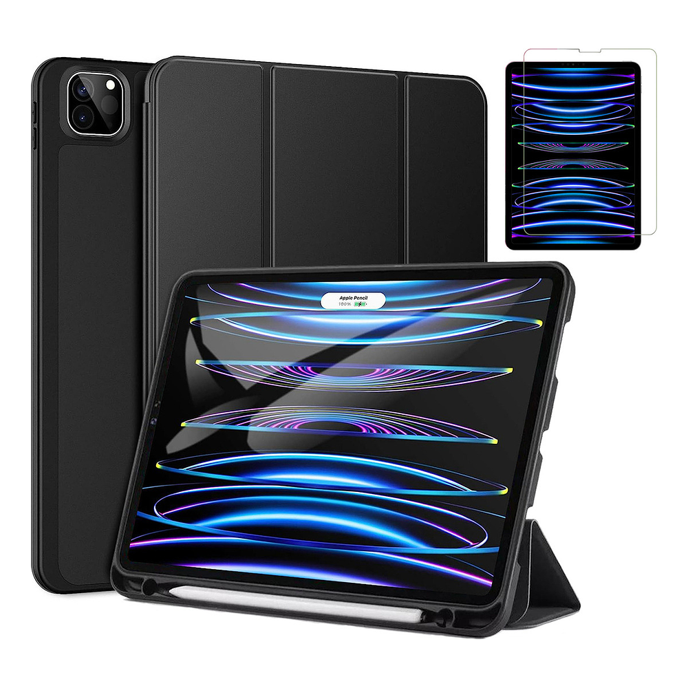 Pack Mica + Smart Case Para Ipad Air 13 M3 A3268 A3269 A3271 (2025) 1