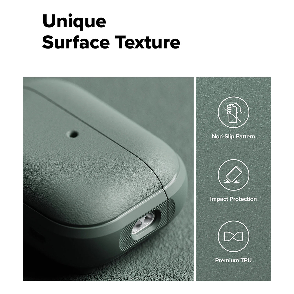 Case Ringke Onyx Magsafe Para Airpods Pro 3ra Gen (2025) Green 5