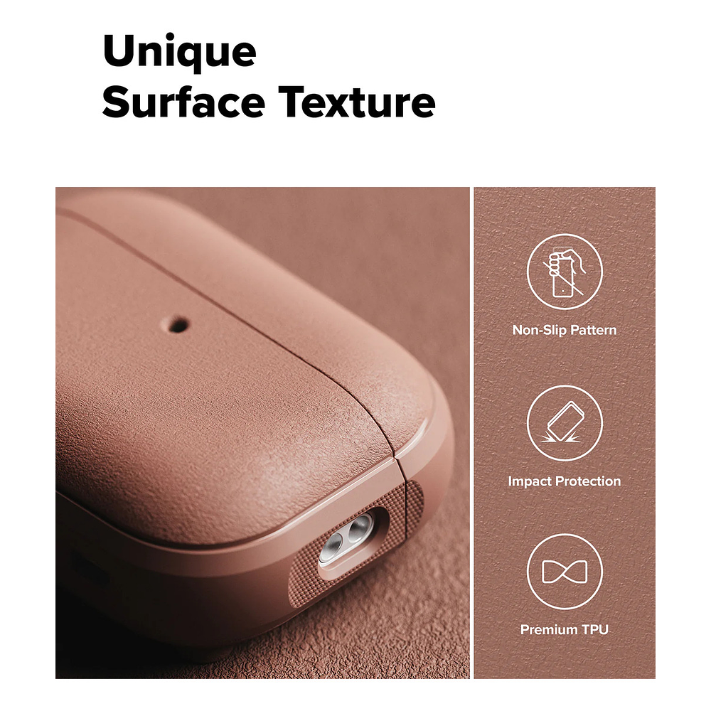 Case Ringke Onyx Magsafe Para Airpods Pro 3ra Gen (2025) Coral 6