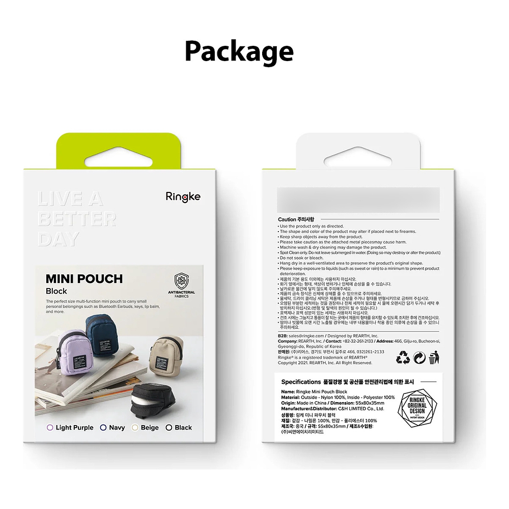 Case Ringke Mini Bolso Block Para Airpods Pro 3ra Gen 2025 8