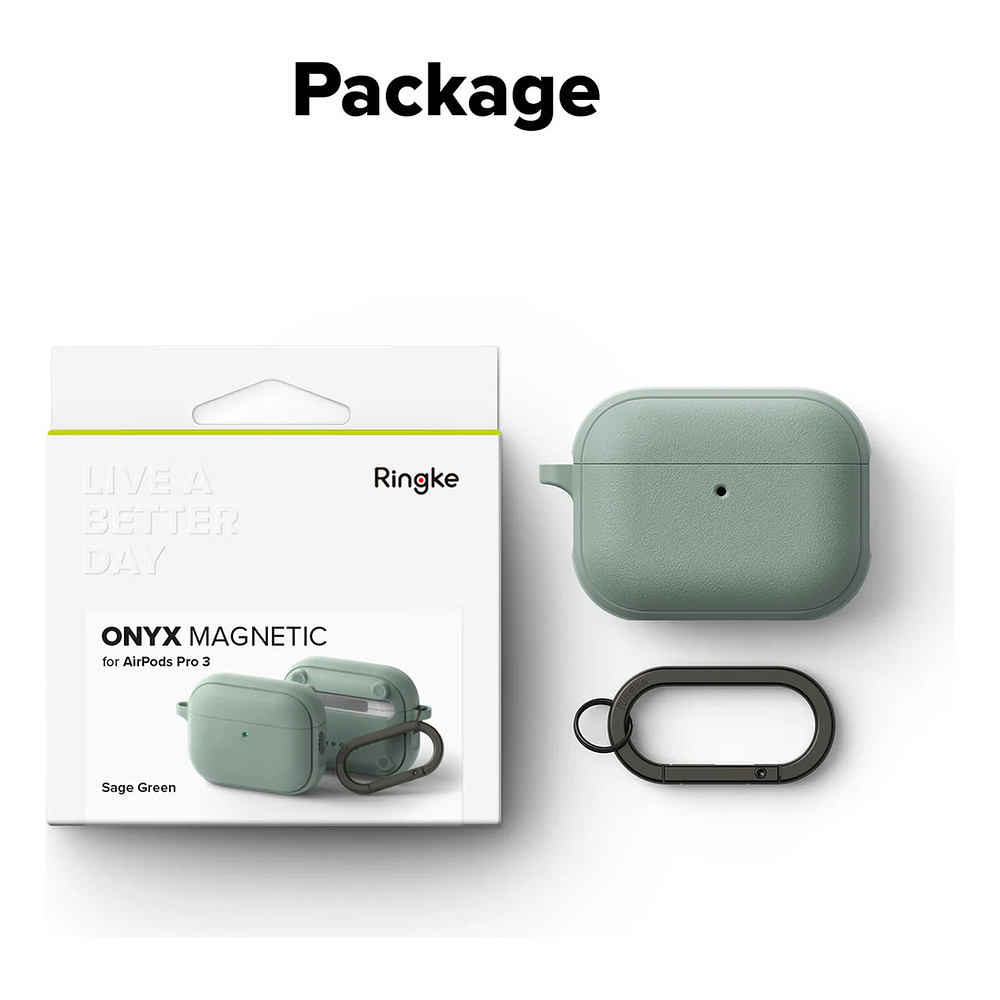 Case Ringke Onyx Magsafe Para Airpods Pro 3ra Gen (2025) Green 8