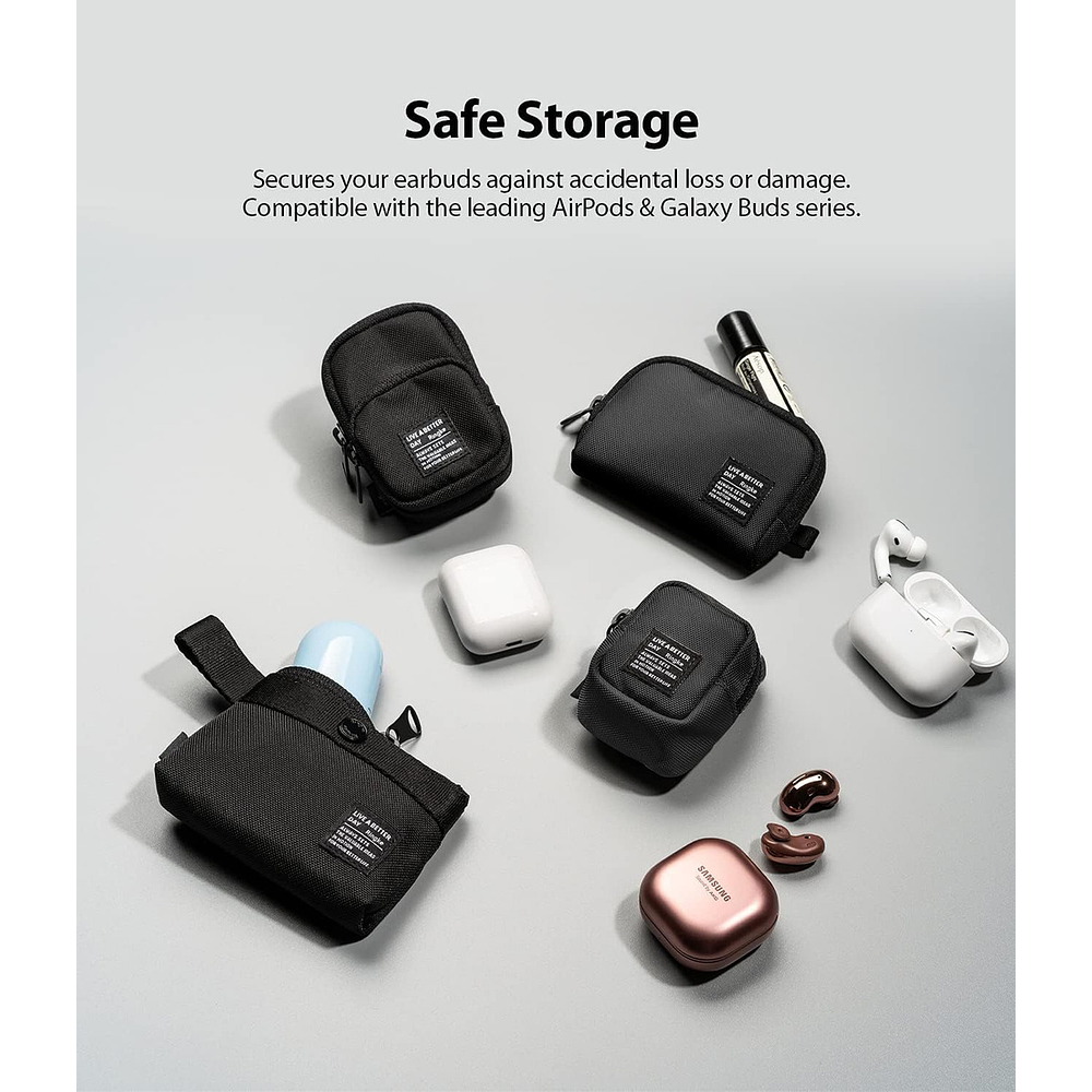 Case Ringke Mini Bolso 2-pocket Para Airpods Pro 3ra Gen 9