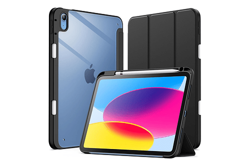 Case Para Ipad A16 Chip 11ma Gen A3354 A3355 A3356 (2025) Clear / Negro