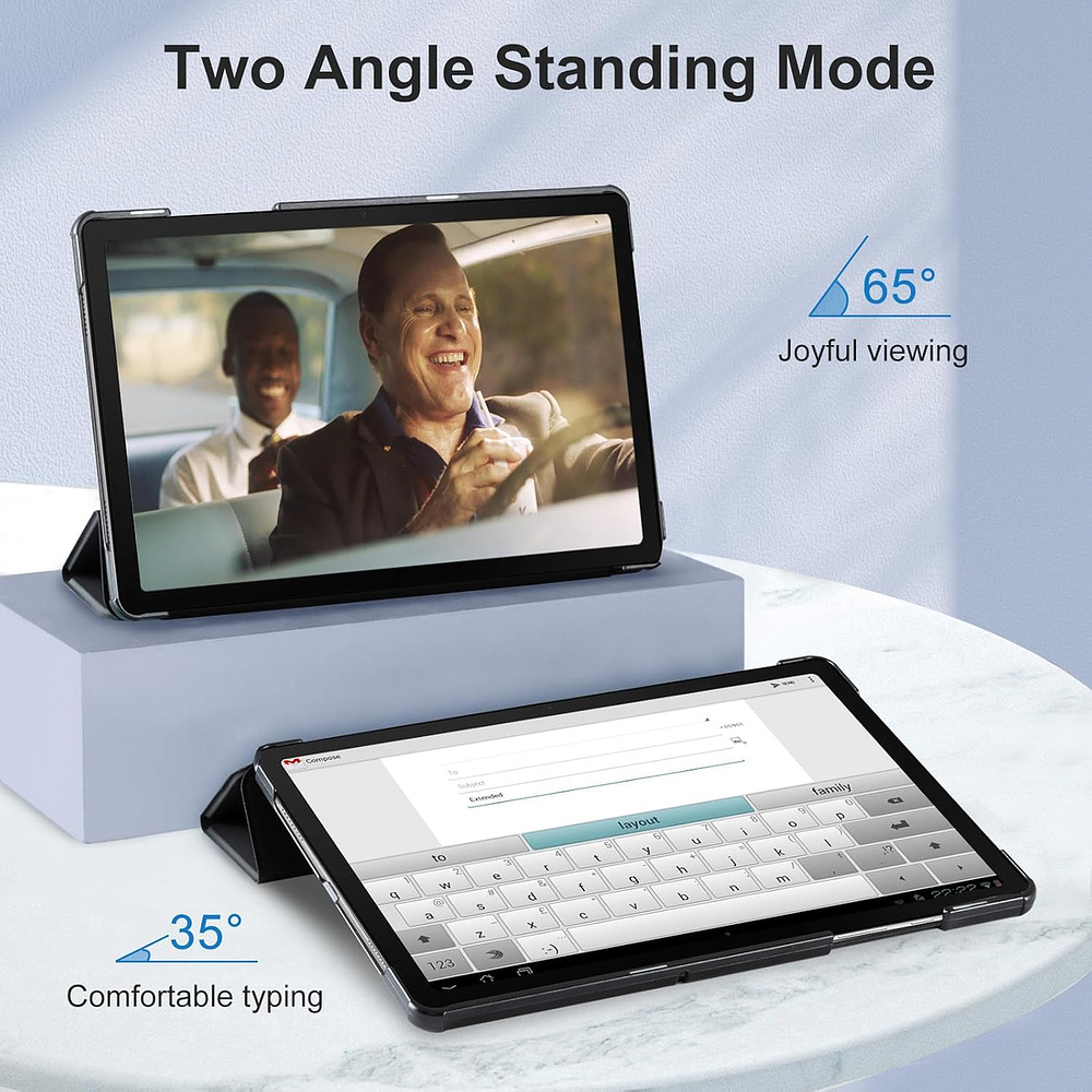 Case Para Galaxy Tab A11 8.7 X130 X133 Funda Estuche Negro 6