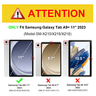 Case Funda Estuche Para Galaxy Tab A11 Plus X230 Set+mica 2
