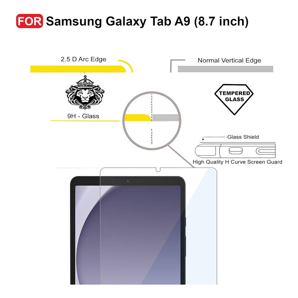 Mica Protector De Pantalla Para Galaxy Tab A11 8.7 X130 X133 2