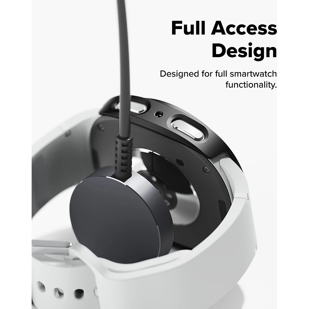 Case Ringke Slim 2-pack Para Galaxy Watch8 44mm Black/clear 5