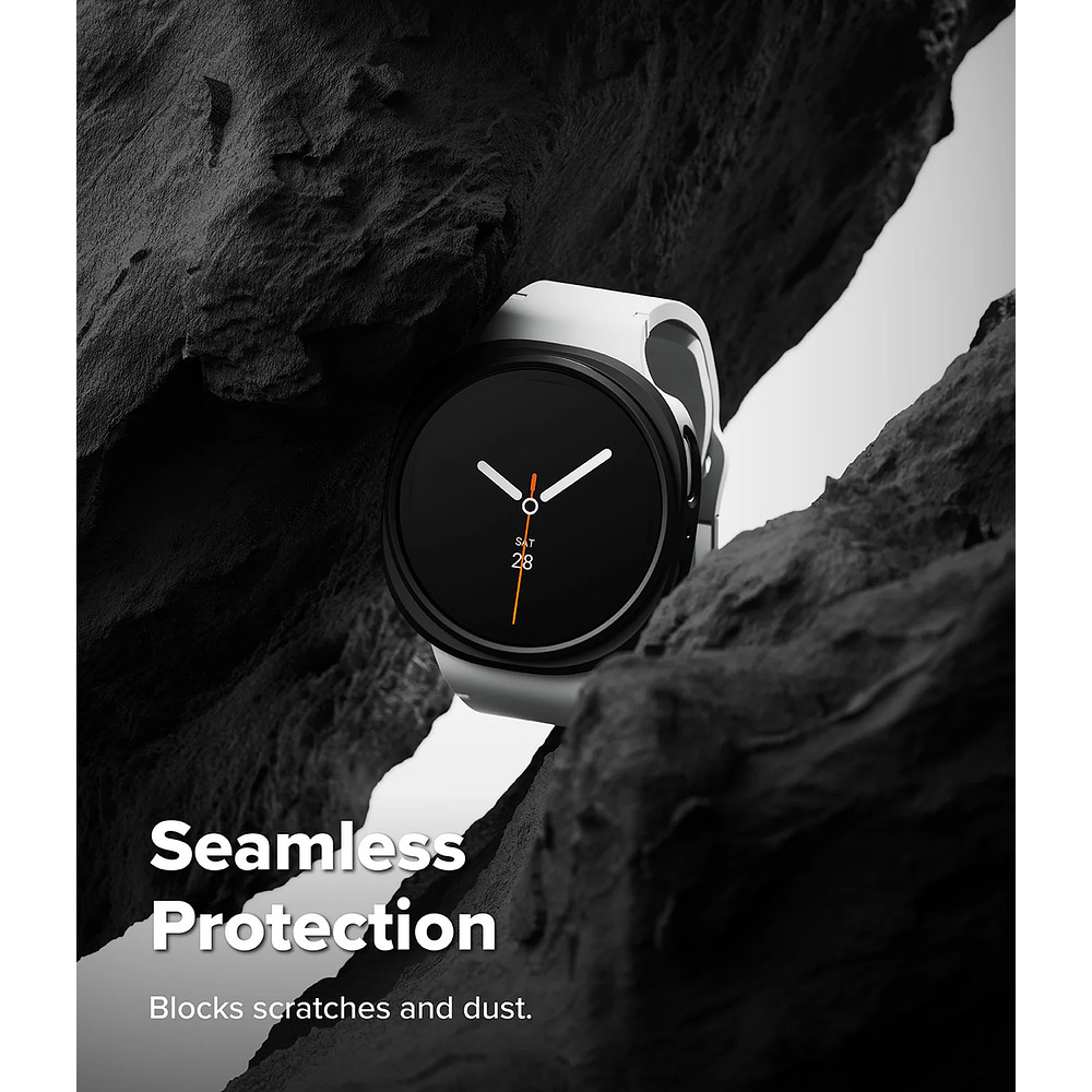 Case Ringke Slim 2-pack Para Galaxy Watch8 44mm Black/clear 6