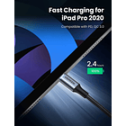 Cable Ugreen Usb-c 100w Para iPhone 17 Pro Max 6.9 | iPhone 17 Pro 6.3 | iPhone 17 Normal 6.3 | iPhone 17 Air 6.5 1.8m 2