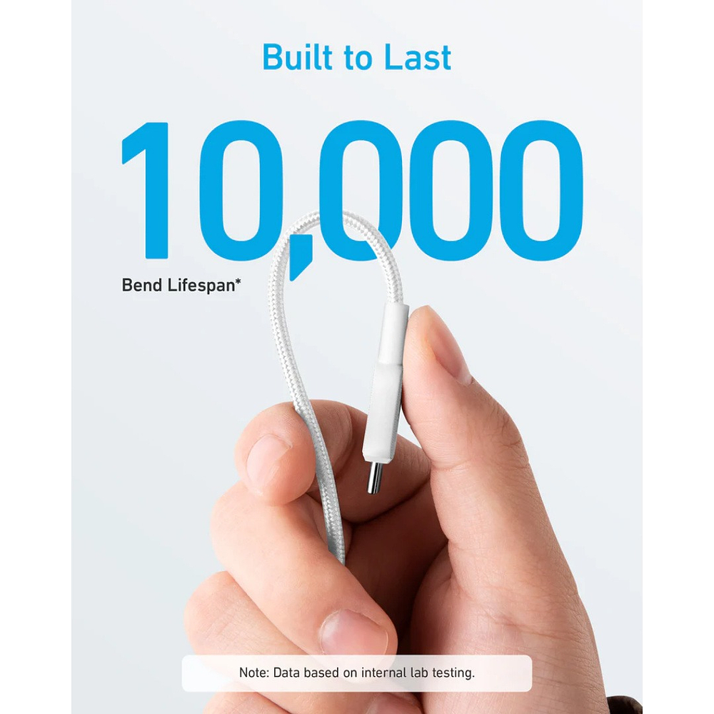 Cable Anker Nylon Usb-c 1.8m Para iPhone 17 Pro Max 6.9 | iPhone 17 Pro 6.3 | iPhone 17 Normal 6.3 | iPhone 17 Air 6.5 6