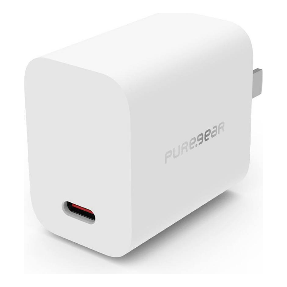 Puregear Cargador de Pared 20w Para iPhone 17 Pro Max 6.9 | iPhone 17 Pro 6.3 | iPhone 17 Normal 6.3 | iPhone 17 Air 6.5 5