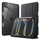Case Para Ipad Pro 11 M5 (2025) A3357 A3358 Clear / Negro 1