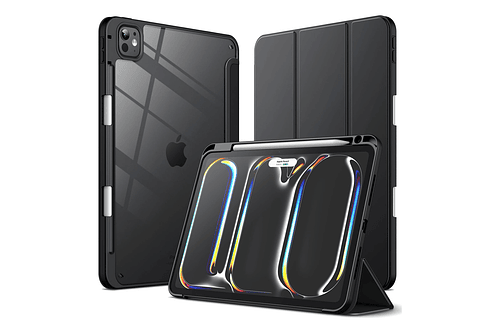 Case Para Ipad Pro 11 M5 (2025) A3357 A3358 Clear / Negro