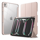 Case Para Ipad Pro 11 M5 (2025) A3357 A3358 Clear / Rose 1