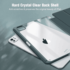 Case Para Ipad Pro 11 M4 (2024) A2836 A2837 Clear / Verde 2