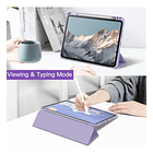 Case Para Ipad Pro 11 M5 (2025) A3357 A3358 Clear / Lila 2