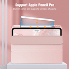 Case Para Ipad Pro 11 M4 (2024) A2836 A2837 Clear / Rose 2