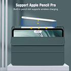 Case Para Ipad Pro 11 M4 (2024) A2836 A2837 Clear / Verde 4