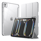 Case Para Ipad Pro 11 M4 (2024) A2836 A2837 Clear / Gris 1