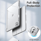 Case Para Ipad Pro 11 M5 (2025) A3357 A3358 Clear / Gris 4