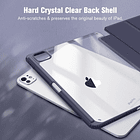 Case Para Ipad Pro 11 M4 (2024) A2836 A2837 Clear / Lavanda 4