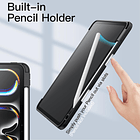 Case Para Ipad Pro 11 M4 (2024) A2836 A2837 Clear / Negro 3