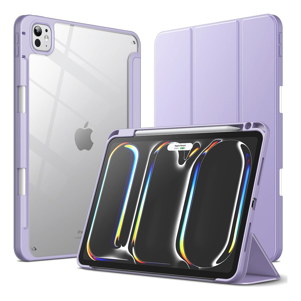 Smart Case Para Ipad Pro 11 M4 (2024) | M5 (2025) Clear 1