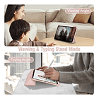 Case Para Ipad Pro 11 M4 (2024) A2836 A2837 Clear / Rose 5