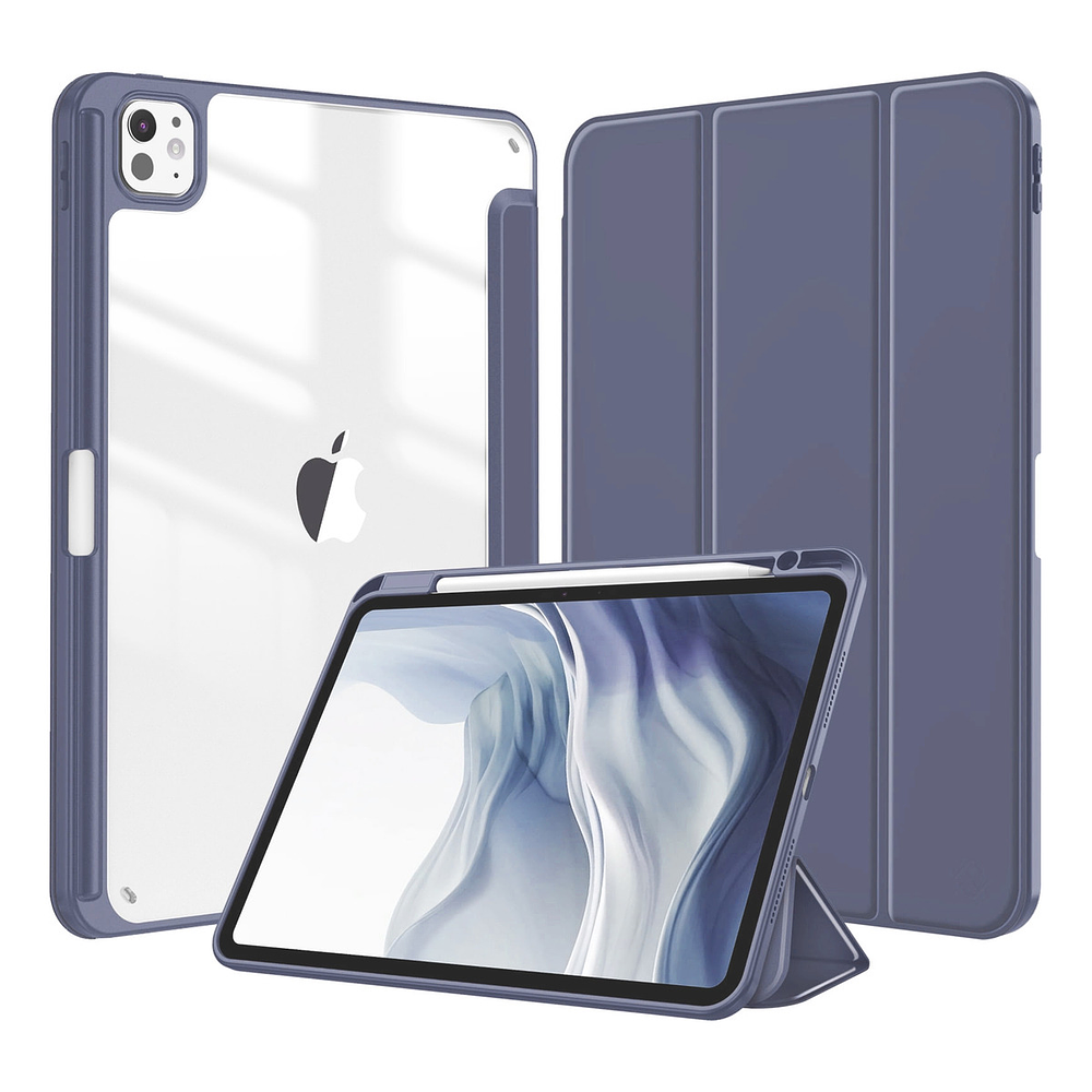 Smart Case Para Ipad Pro 11 M4 (2024) | M5 (2025) Clear 1