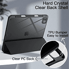Case Para Ipad Pro 11 M4 (2024) A2836 A2837 Clear / Negro 6