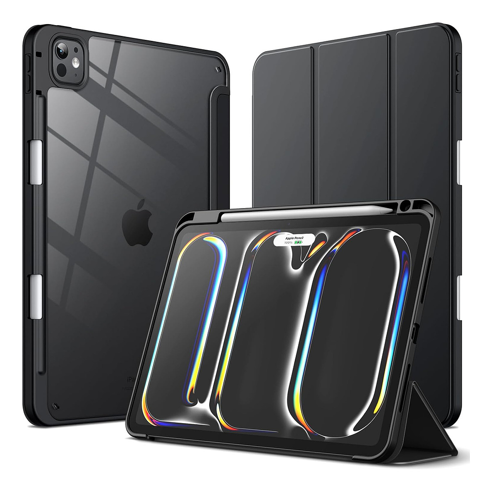 Smart Case Para Ipad Pro 11 M4 (2024) | M5 (2025) Clear 1