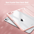 Case Para Ipad Pro 11 M5 (2025) A3357 A3358 Clear / Rose 9