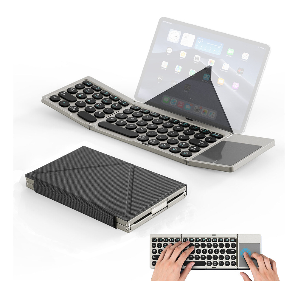 Teclado Portátil Touchflip Para Ipad 6ta Gen A1893 A1954 1