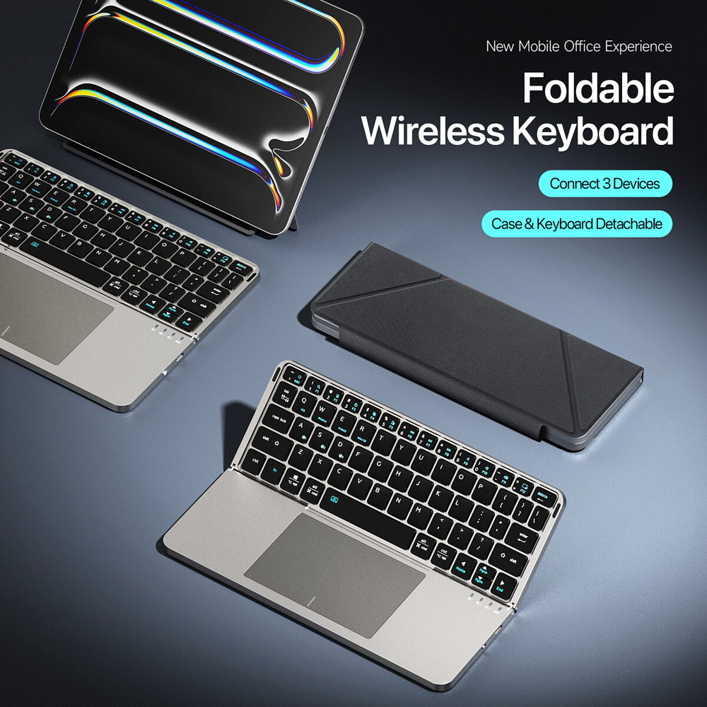 Teclado Portátil Touchfold Para Galaxy Tab S6 Lite P610 2