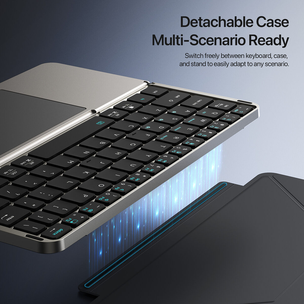 Teclado Portátil Touchfold Para Galaxy Tab S6 Lite P610 4